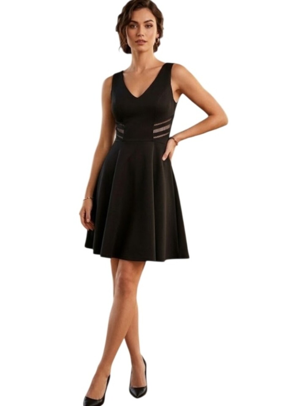 XOXO Caged Sides Cut Out Dress
